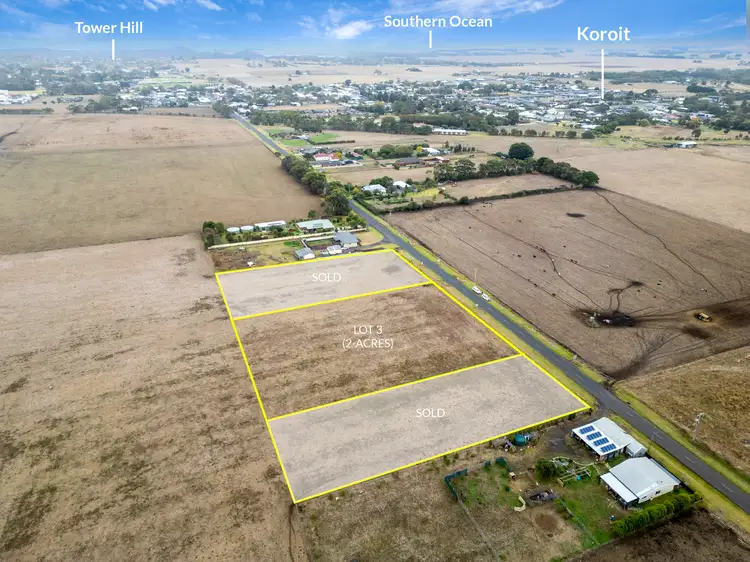 Main view of Homely land listing, LOT 3 Koroit - Woolsthorpe Rd, Koroit VIC 3282