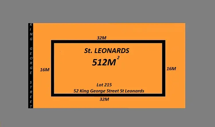 Main view of Homely land listing, 52 King George Street, St Leonards VIC 3223