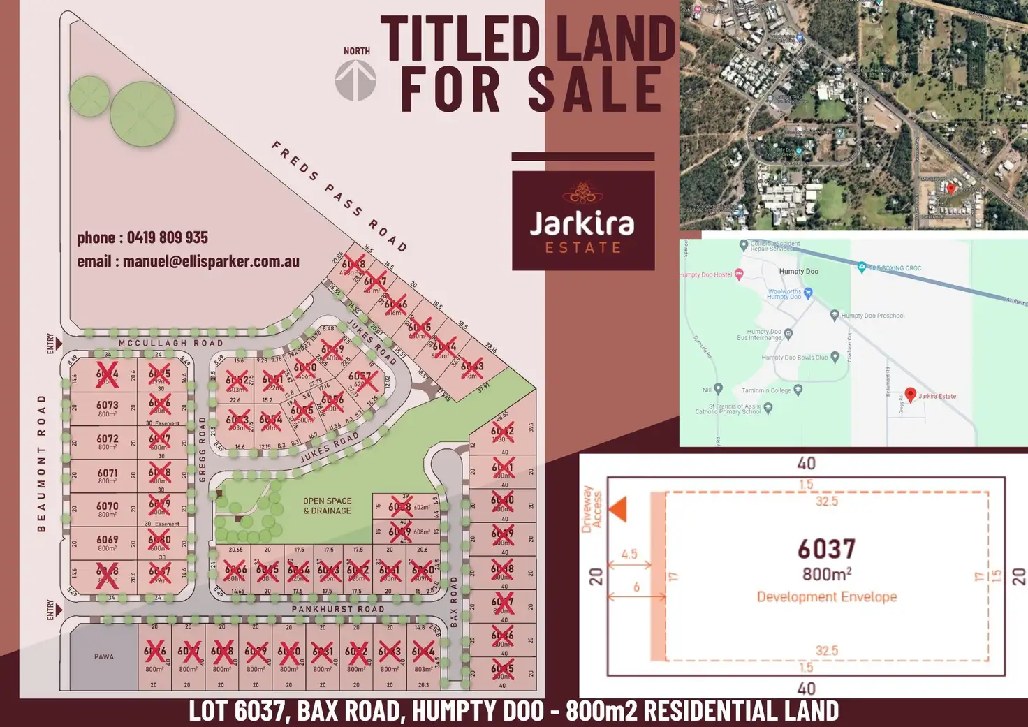 Main view of Homely land listing, LOT 6037 Bax Road, Humpty Doo NT 836