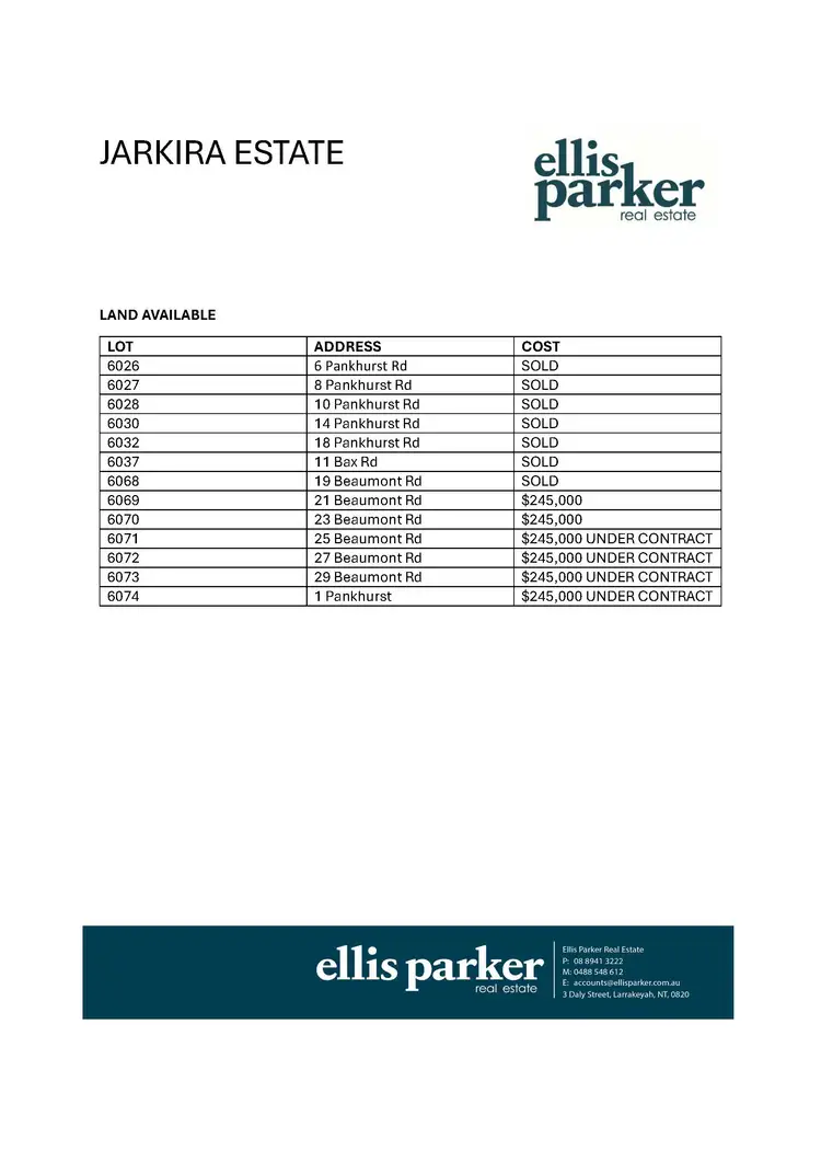 Second view of Homely land listing, LOT 6037 Bax Road, Humpty Doo NT 836