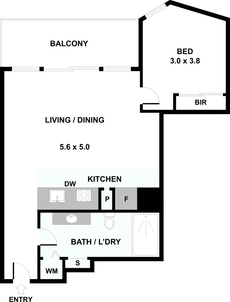 Fourth view of Homely house listing, 1B1B/673 Latrobe Street, Docklands VIC 3008