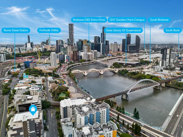 Main view of Homely apartment listing, 602/111 Quay Street, Brisbane City QLD 4000
