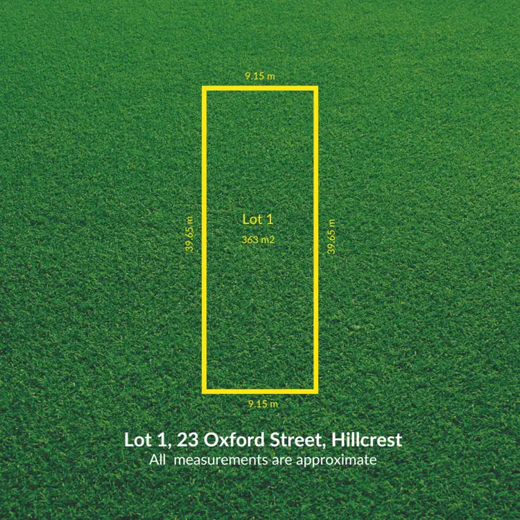 Main view of Homely land listing, LOT 1, 23 Oxford Street, Hillcrest SA 5086