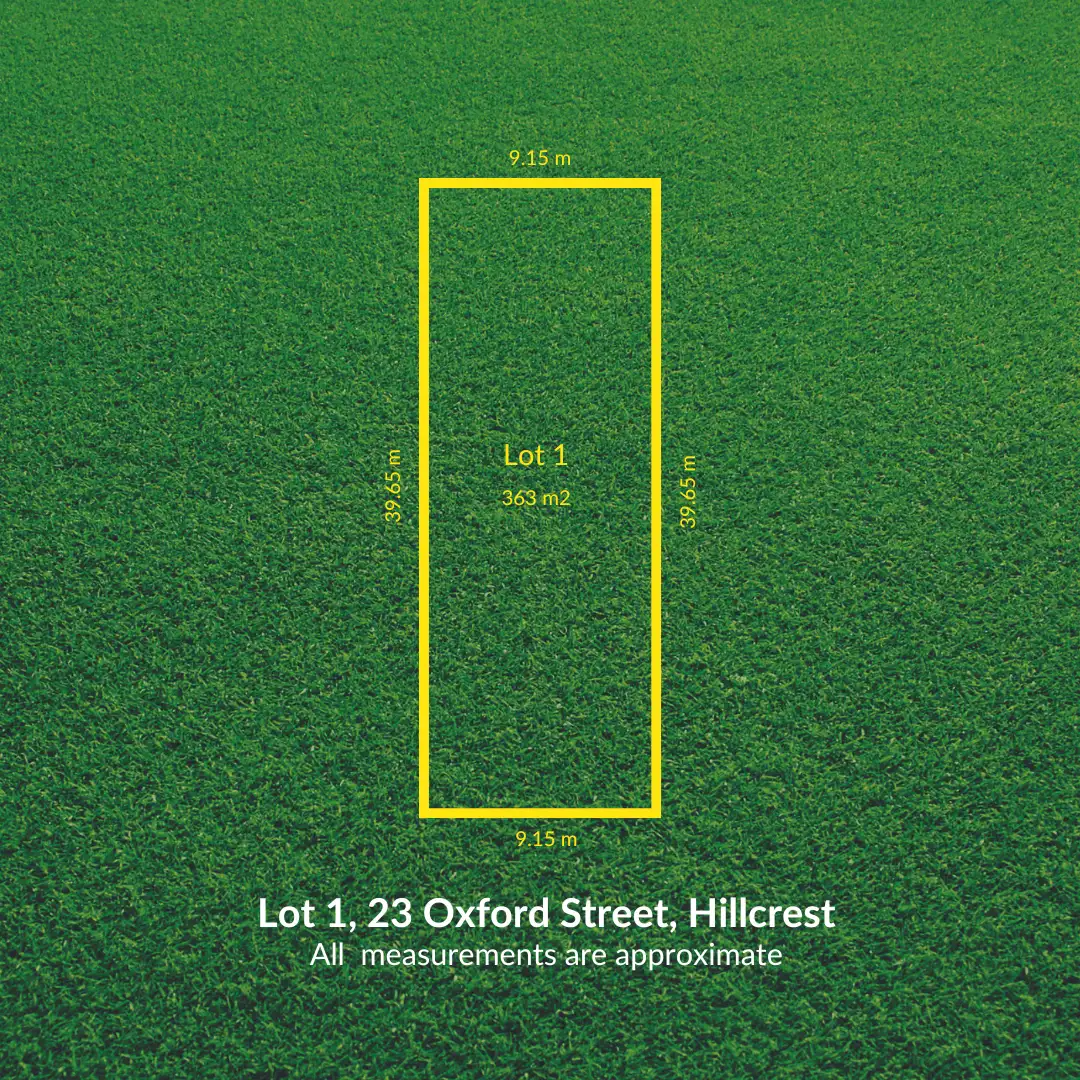 Main view of Homely land listing, LOT 1, 23 Oxford Street, Hillcrest SA 5086