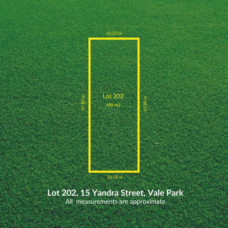 Main view of Homely land listing, LOT 202, 15 Yandra Street, Vale Park SA 5081