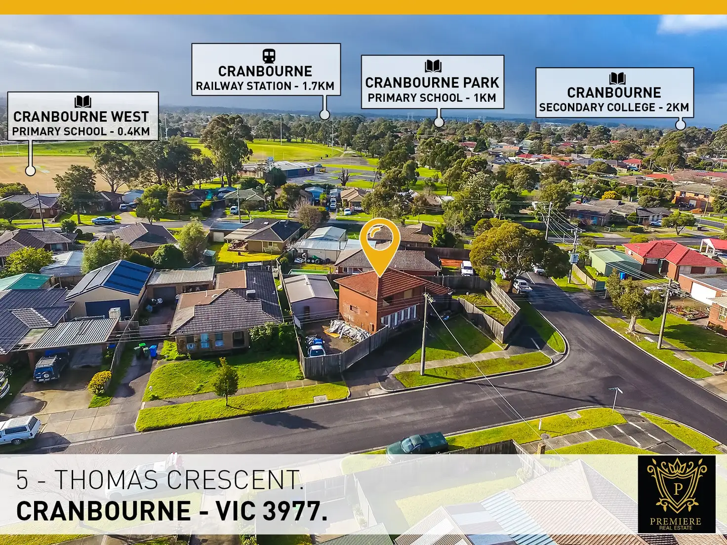 Main view of Homely house listing, 5 Thomas Crescent, Cranbourne VIC 3977
