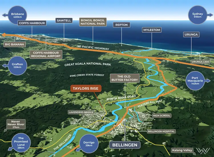 Third view of Homely land listing, 105 North Bank Road, Bellingen NSW 2454