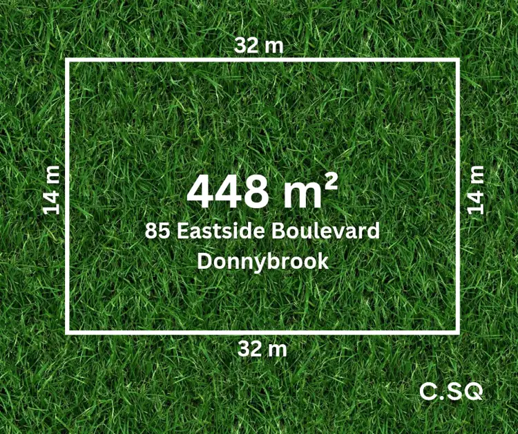 Main view of Homely land listing, 85 Eastside Boulevard, Donnybrook VIC 3064