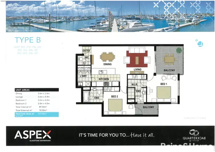 Second view of Homely apartment listing, 402/35 Lord Street, Gladstone Central QLD 4680