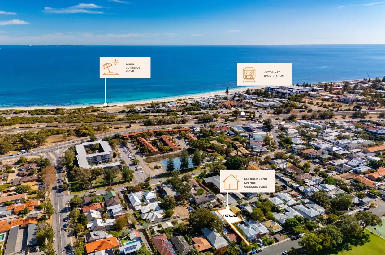 Main view of Homely land listing, 14A Buckland Avenue, Mosman Park WA 6012