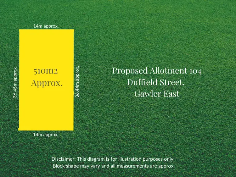 Main view of Homely land listing, Proposed Lot 104 Duffield Street, Gawler East SA 5118