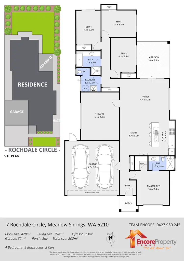 Third view of Homely house listing, 7 Rochdale Circle, Meadow Springs WA 6210