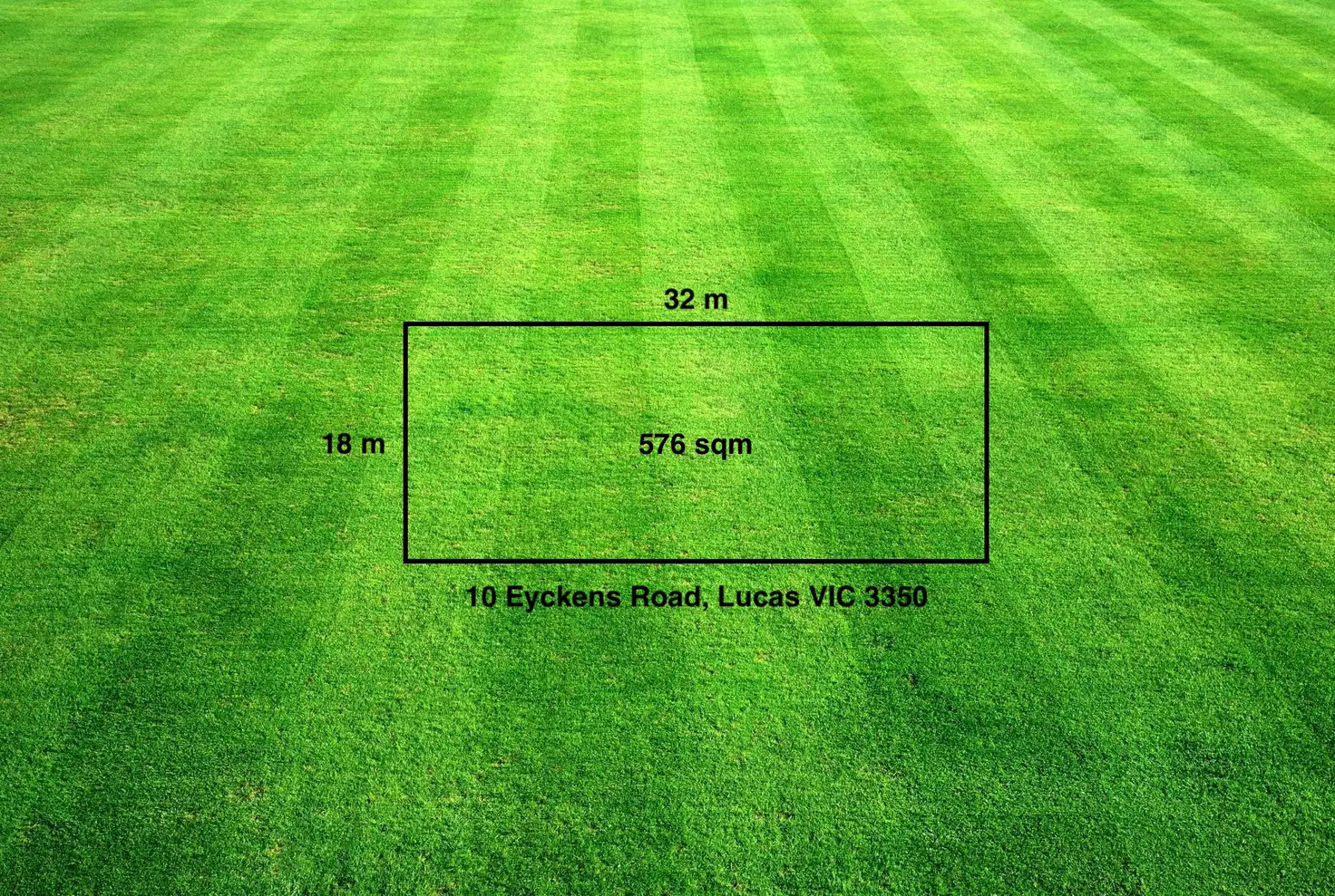 Main view of Homely land listing, 10 Eyckens Road, Lucas VIC 3350