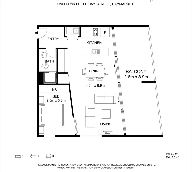 Second view of Homely apartment listing, 602/6 Little Hay Street, Haymarket NSW 2000