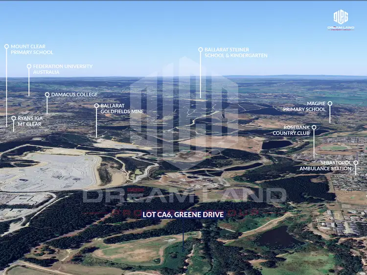 Second view of Homely rural property listing, LOT/CA6 Greene Drive, Mount Pleasant VIC 3350