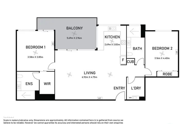 Second view of Homely apartment listing, 208/12 Harvey Street, Darwin City NT 800