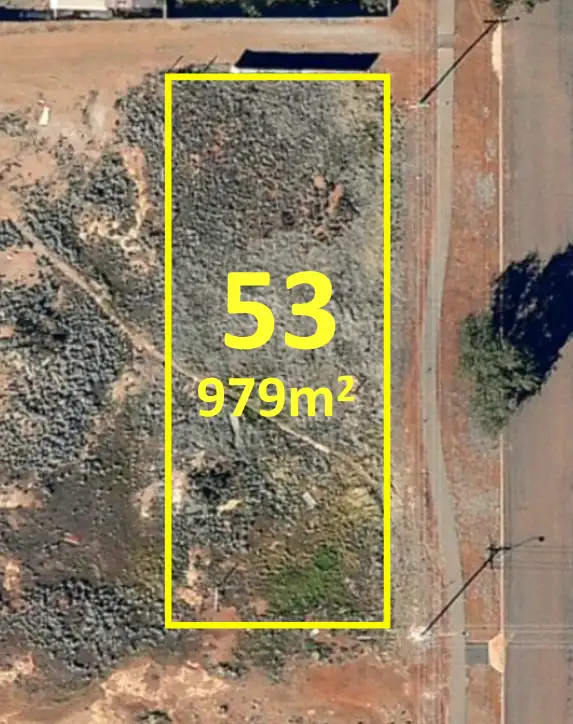 Main view of Homely land listing, 53 Lindsay Street, Coolgardie WA 6429