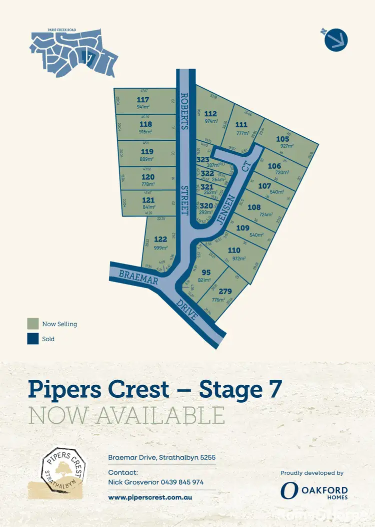 Third view of Homely land listing, LOT 107 Jensen Court, Strathalbyn SA 5255