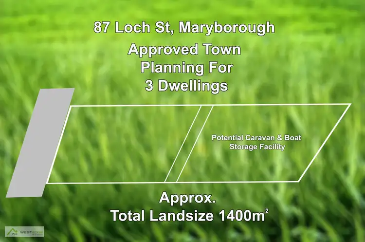 Main view of Homely land listing, 87 Loch Street, Maryborough VIC 3465