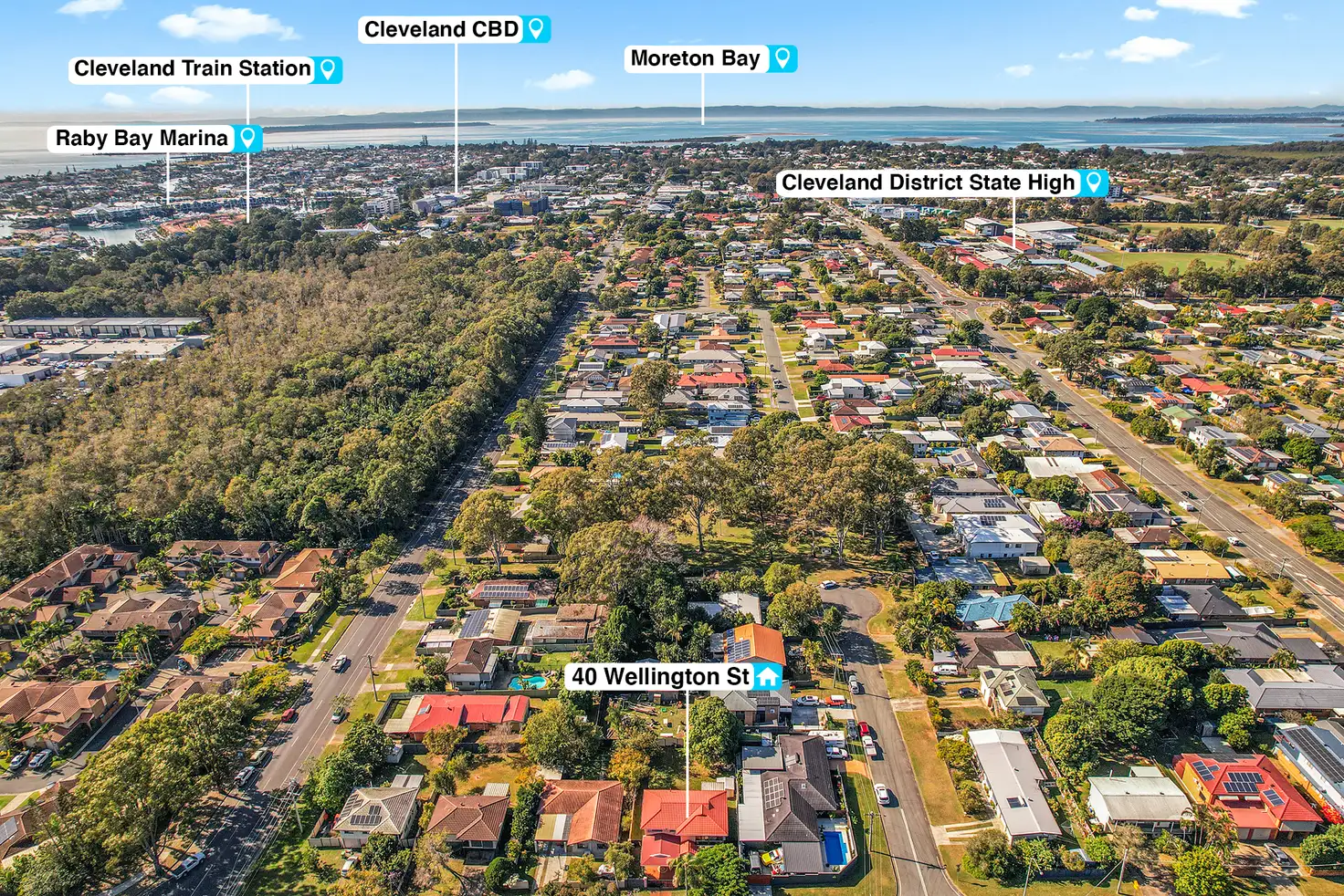 Main view of Homely house listing, 40 Wellington Street, Cleveland QLD 4163