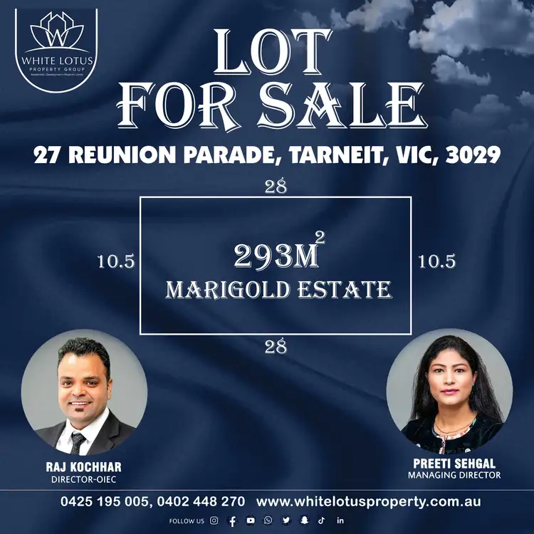 Main view of Homely land listing, 27 Reunion Parade, Tarneit VIC 3029
