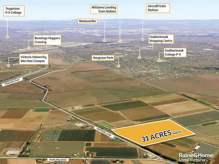 Main view of Homely land listing, 20 HOPPERS LANE, Werribee South VIC 3030