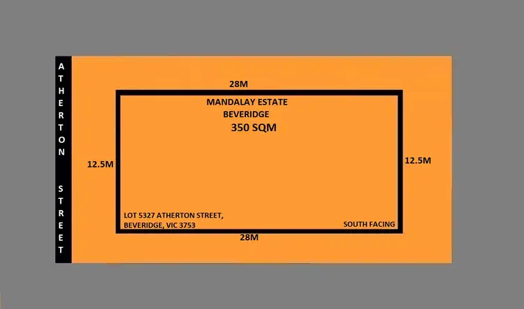 Main view of Homely land listing, Lot 5327 Atherton Street, Beveridge VIC 3753