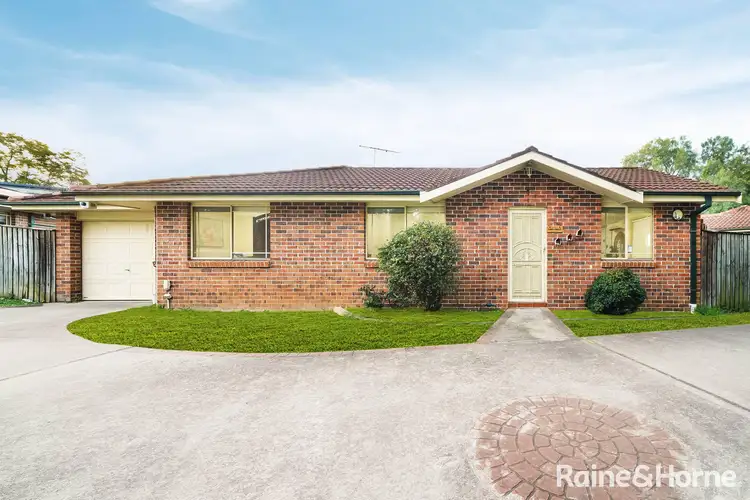 Main view of Homely villa listing, 4/56 Myee Road, Macquarie Fields NSW 2564