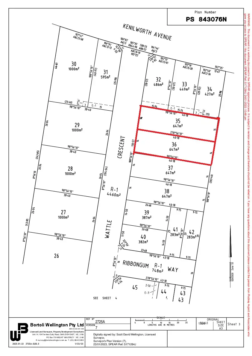 Main view of Homely land listing, 3 Wattle Crescent, Beaconsfield VIC 3807
