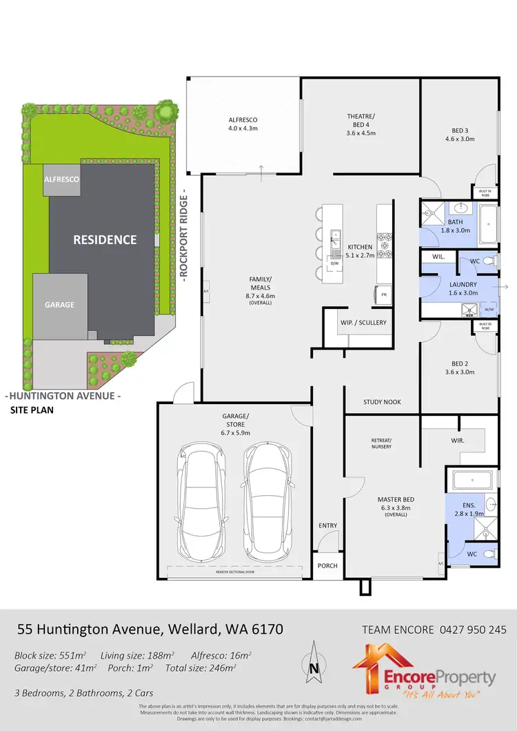 Third view of Homely house listing, 55 Huntington Avenue, Wellard WA 6170