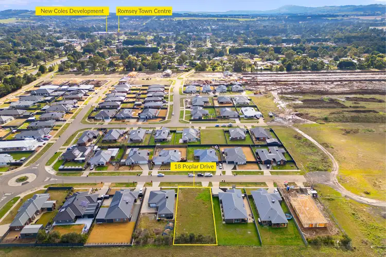 Main view of Homely land listing, 18 Poplar Drive, Romsey VIC 3434