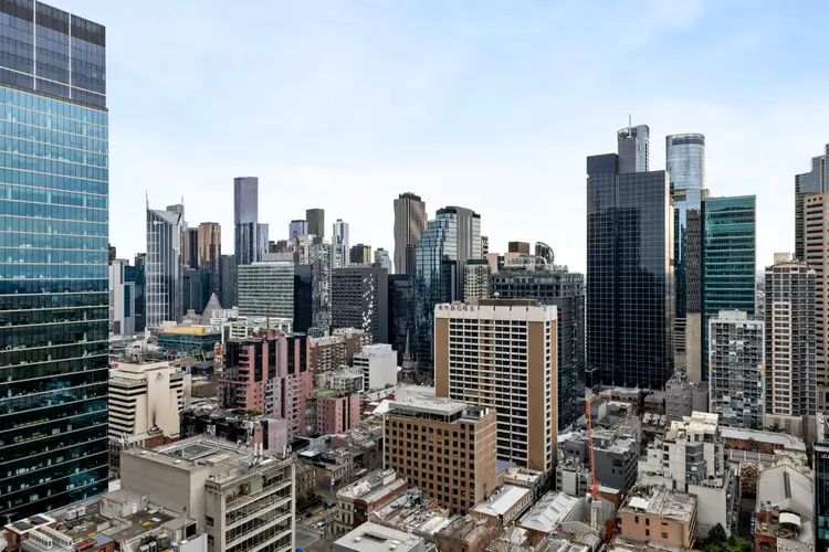 Second view of Homely apartment listing, 2707/27 Little Collins Street, Melbourne VIC 3000