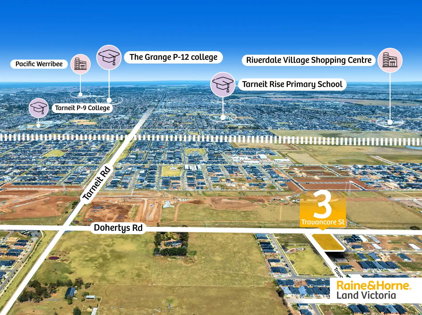 Main view of Homely land listing, 3 Travancore Street, Tarneit VIC 3029