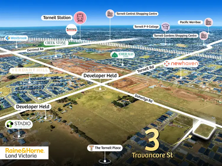 Second view of Homely land listing, 3 Travancore Street, Tarneit VIC 3029