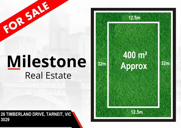 Main view of Homely land listing, 26 TIMBERLAND DRIVE, Tarneit VIC 3029