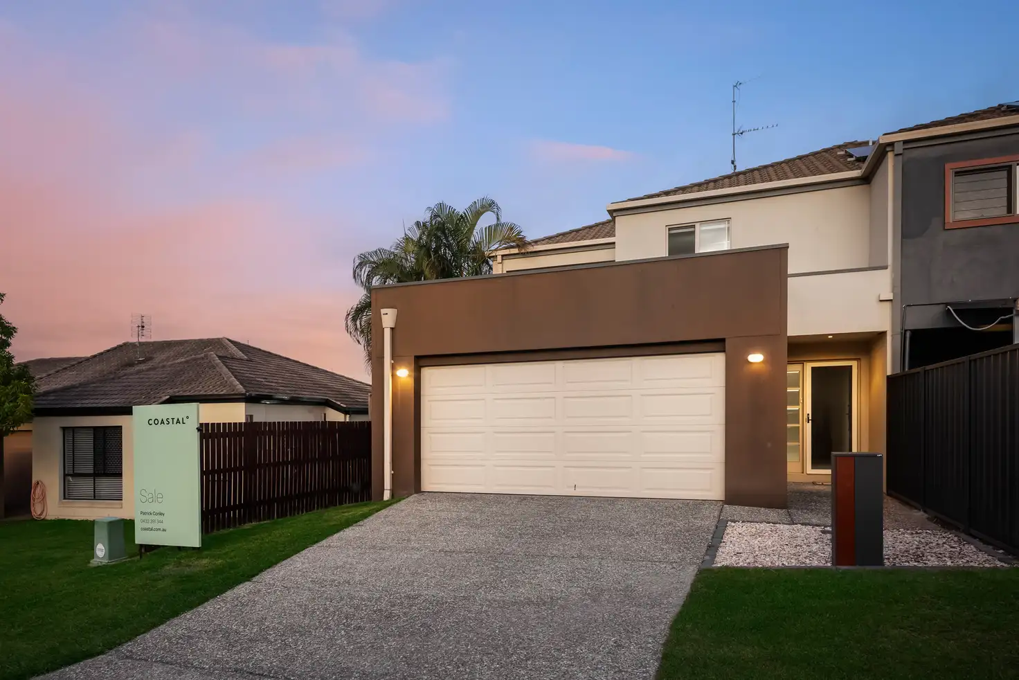 Main view of Homely semi-detached listing, 1/16 Bluetail Crescent, Upper Coomera QLD 4209