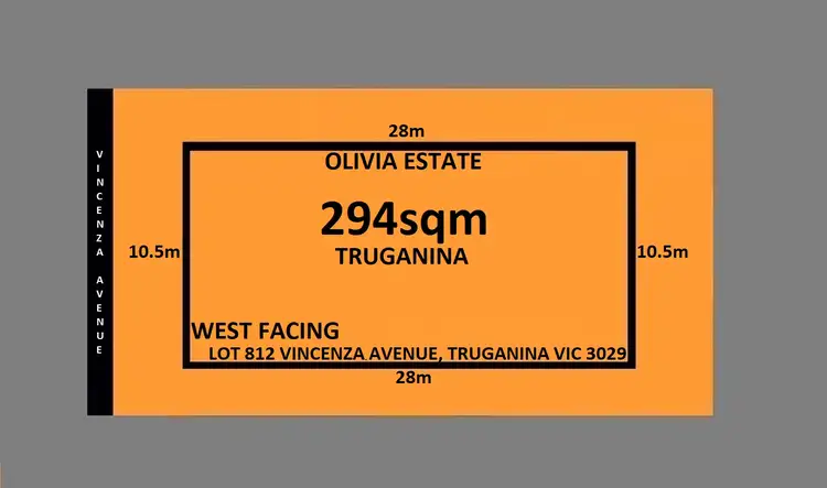 Main view of Homely land listing, Lot 812 Vincenza Avenue, Truganina VIC 3029