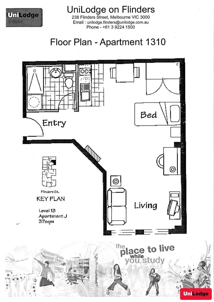 Fourth view of Homely apartment listing, 1310/238-242 Flinders Street, Melbourne VIC 3000