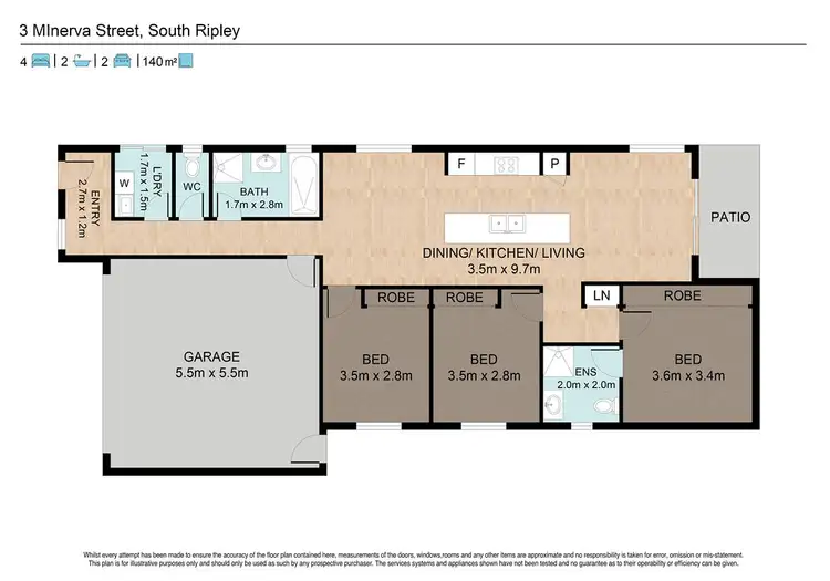 Second view of Homely house listing, 3 Minerva Street, South Ripley QLD 4306