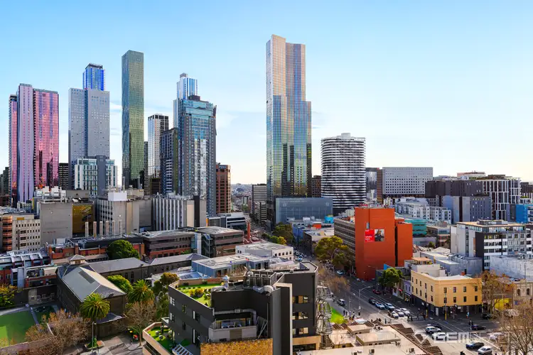 Main view of Homely apartment listing, 1405/33 Mackenzie Street, Melbourne VIC 3000