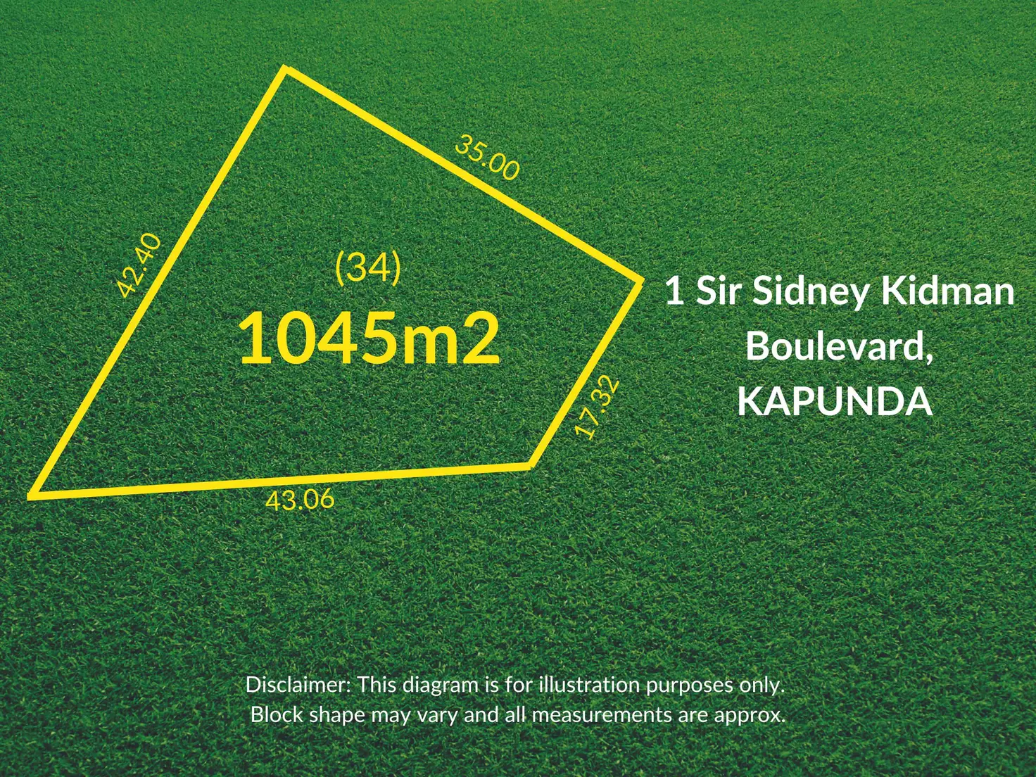 Main view of Homely land listing, 1 Sir Sidney Kidman Boulevard, Kapunda SA 5373
