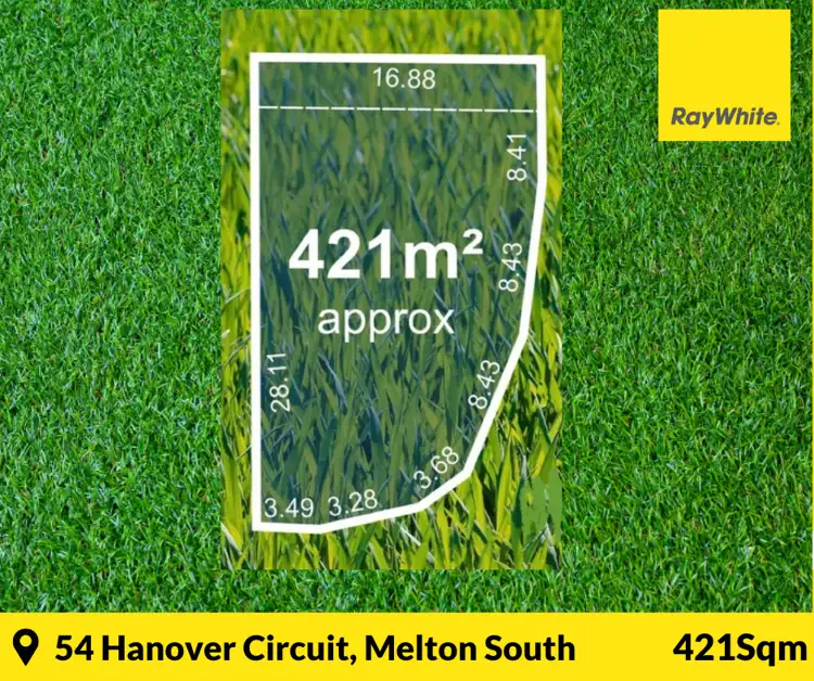 Main view of Homely land listing, 54 Hanover Circuit, Melton South VIC 3338