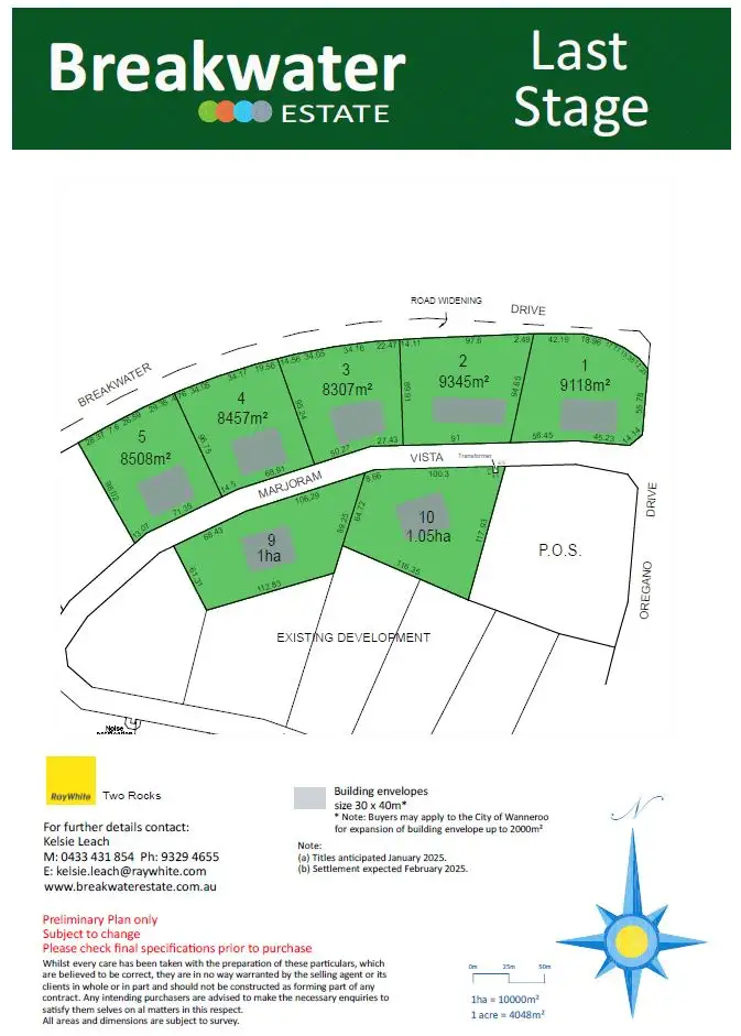 Second view of Homely land listing, LOT 1 Marjoram Vista, Two Rocks WA 6037