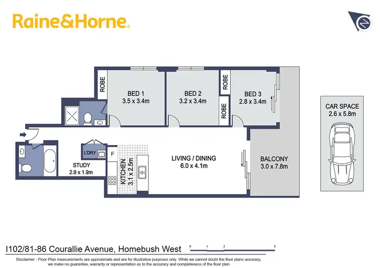 Main view of Homely apartment listing, 102/81-86 Courallie Ave, Homebush West NSW 2140