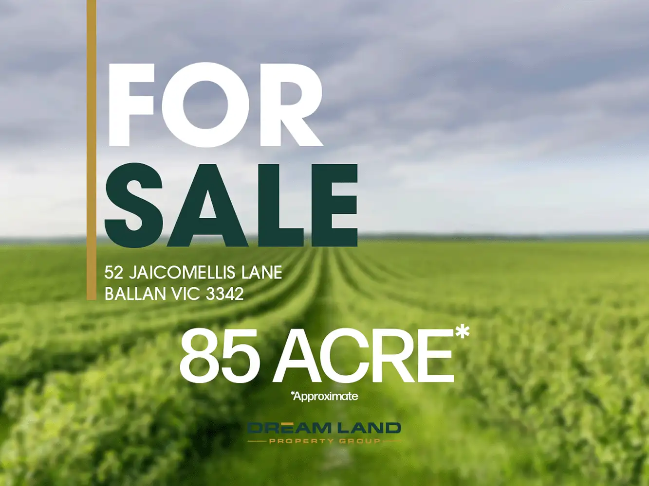 Main view of Homely land listing, 52 JAICOMELLIS LANE, Ballan VIC 3342