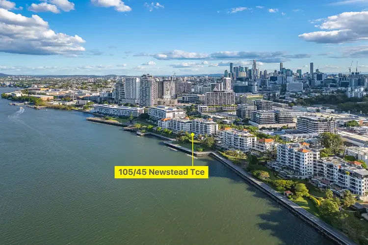 Main view of Homely apartment listing, 105/45 Newstead Terrace, Newstead QLD 4006