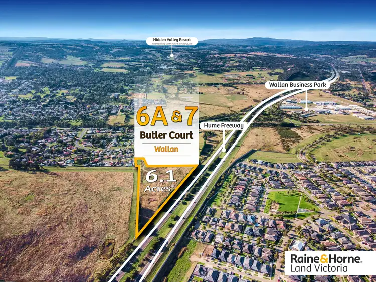 Main view of Homely land listing, 6A & 7 Butler Court, Wallan VIC 3756