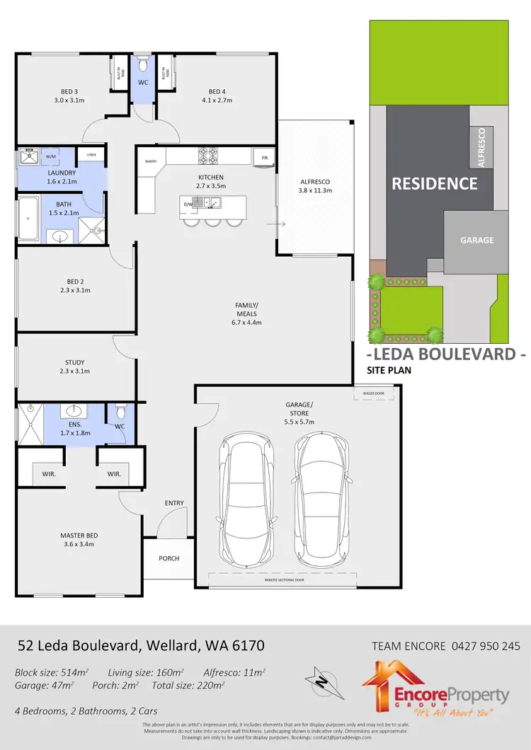 Second view of Homely house listing, 52 Leda Boulevard, Wellard WA 6170