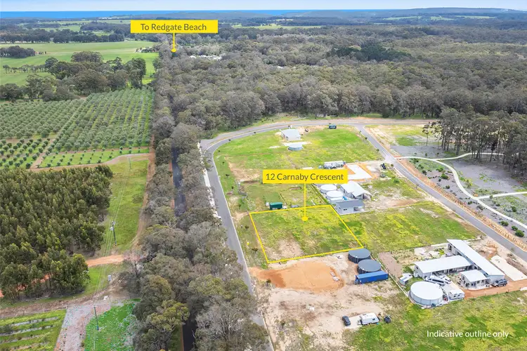 Second view of Homely land listing, 12 Carnaby Crescent, Witchcliffe WA 6286