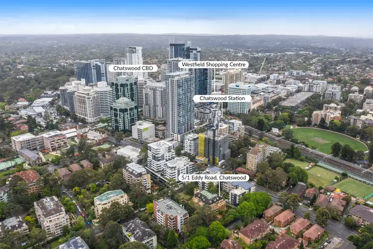 Second view of Homely apartment listing, 5/1-3 Eddy Road, Chatswood NSW 2067